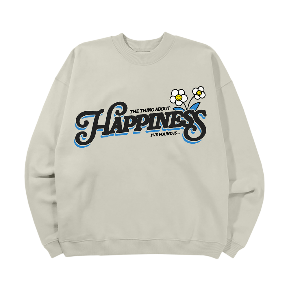 Happiness Crewneck Front