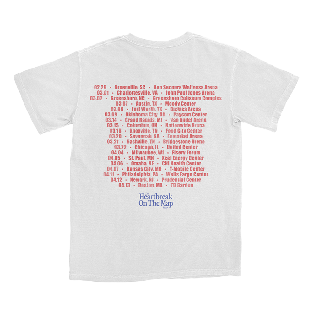 Heartbreak Tour T-Shirt BACK