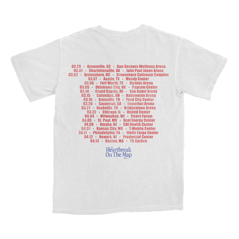 Heartbreak Tour T-Shirt BACK