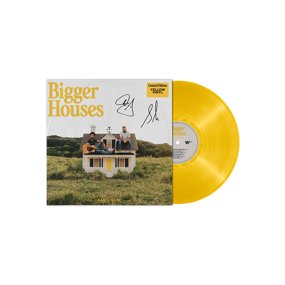 Bigger Houses Opaque Canary Yellow Vinyl (Signed)