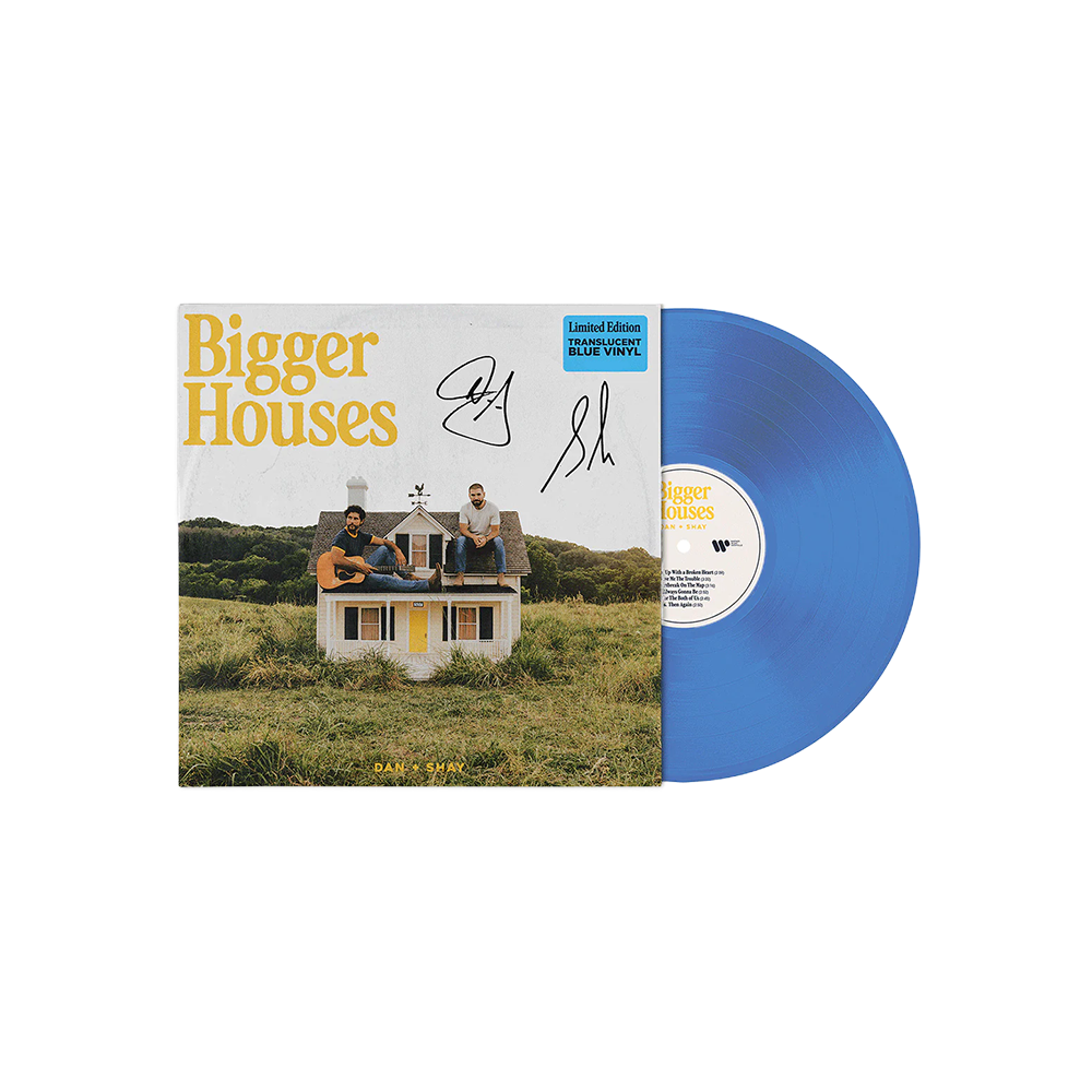 Bigger Houses Translucent Blue Vinyl (Signed)