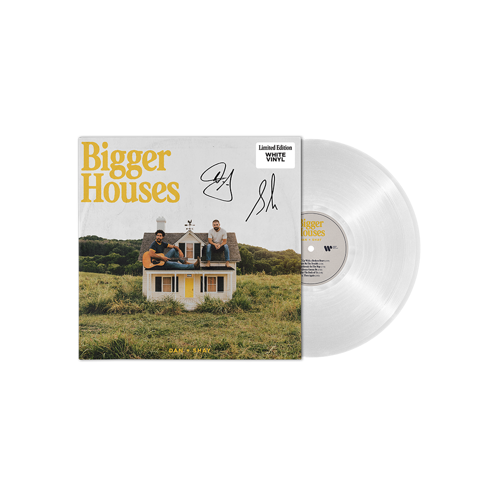 Bigger Houses Opaque White Vinyl (Signed)